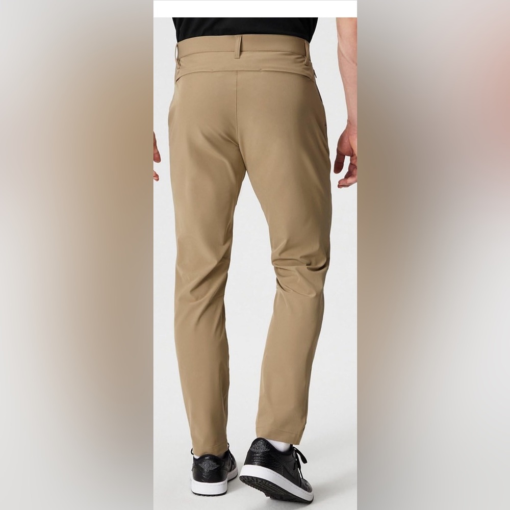 Fabletics Men's The Only Pant, External Pocket, Water-Repellent, 38/30 NWT tan - Picture 7 of 8